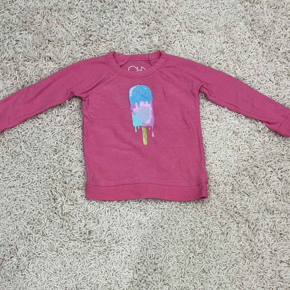 Chaser Pink Popsicle Graphic Kids long sleeve Shirt